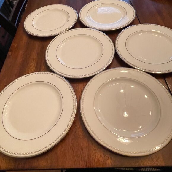 Salad Plate Pearl Platinum by Lenox - 1, 2, 3, 4, 5 & 6 Available - Picture 5 of 10